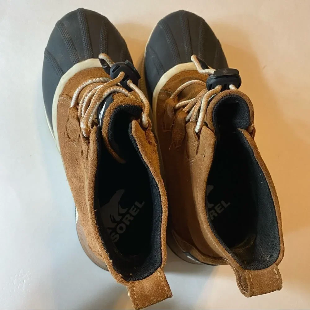 SOREL OUT N ABOUT CLASSIC short lace up boots waterproof tan caramel -5